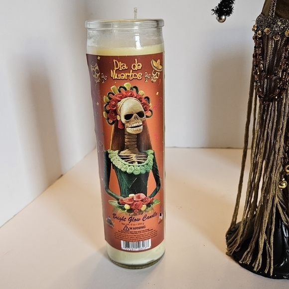 Bundle Hand crafted Catrina Day of the Death celebration dia de muetos candles … - Picture 5 of 12